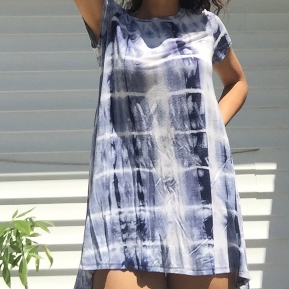 Tye Die BabyDoll Summer Dress - Picture 2 of 4
